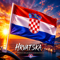 AUTO FLAGGE KROATIEN