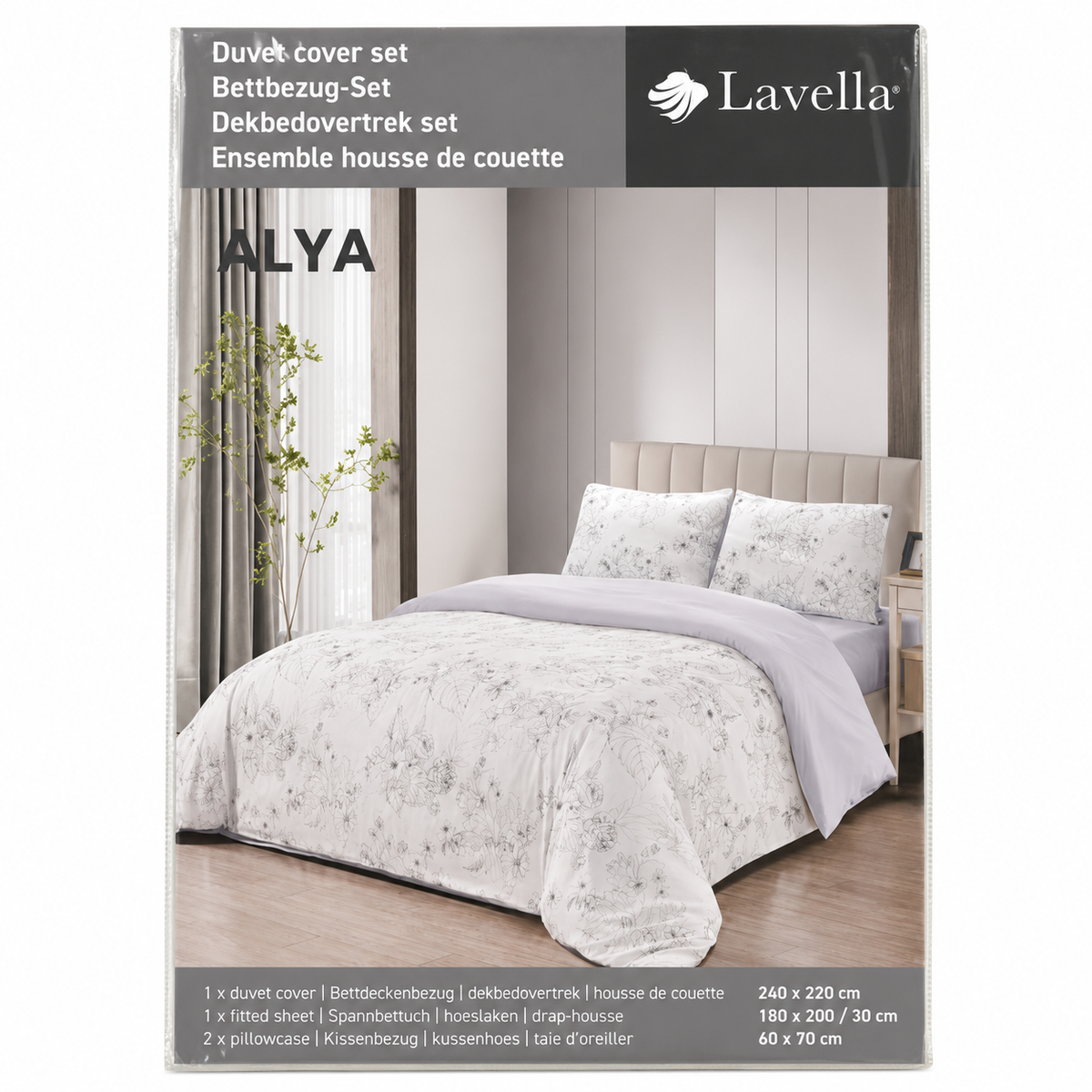LAVELLA ALYA BETTBEZUG SET 200x220 cm 4-tlg.