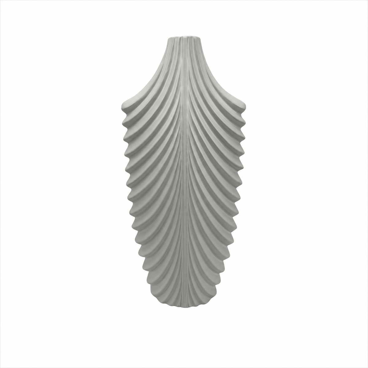 FUGURATO Vase weiß 21x10,7x46cm