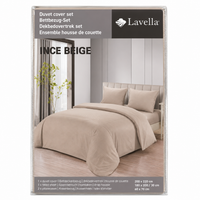 LAVELLA INCE BETTBEZUG SET 200x220cm 4-tlg.