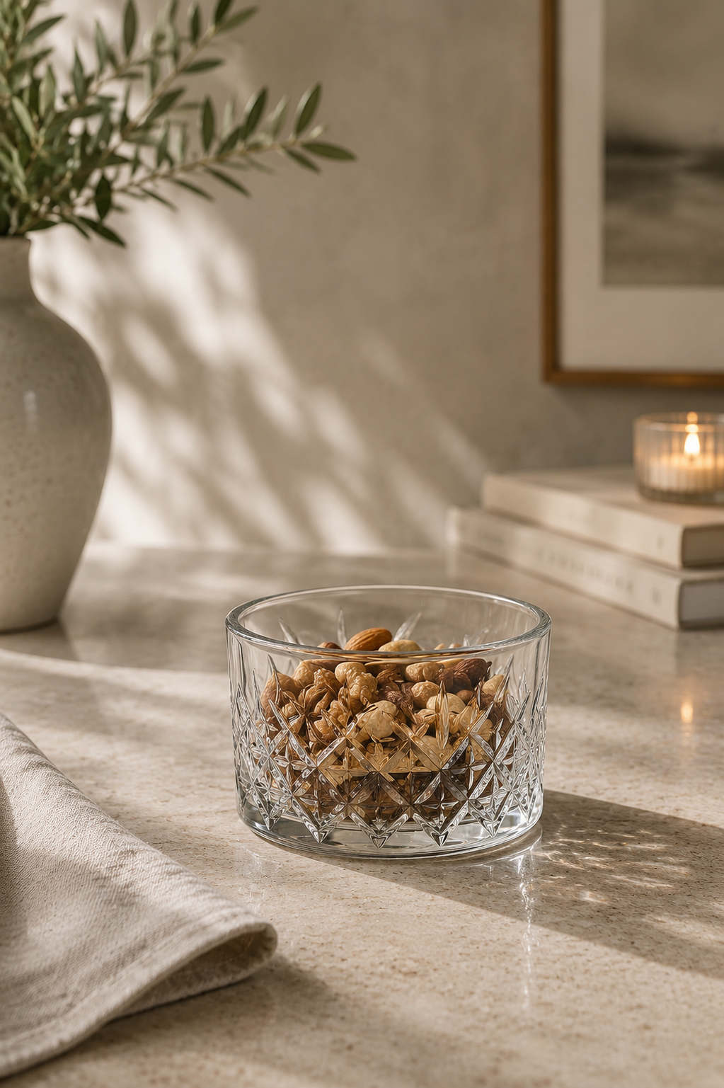 PASABAHCE Timeless Snackschalen Rund 4er