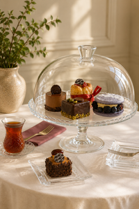 PASABAHCE Patisserie Fußplatte mit Deckel