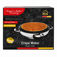 FRANK MÜLLER Crepe Maker / Elektrische Crêpe-Platte 2300W