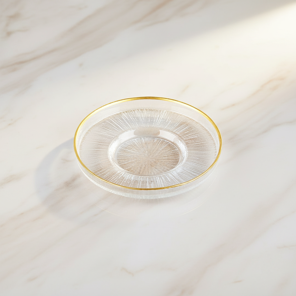 BRICARD Rexy Teller Transparentes Gold