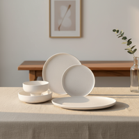 BRICARD Vertou Geschirr Set Weiss/Grau